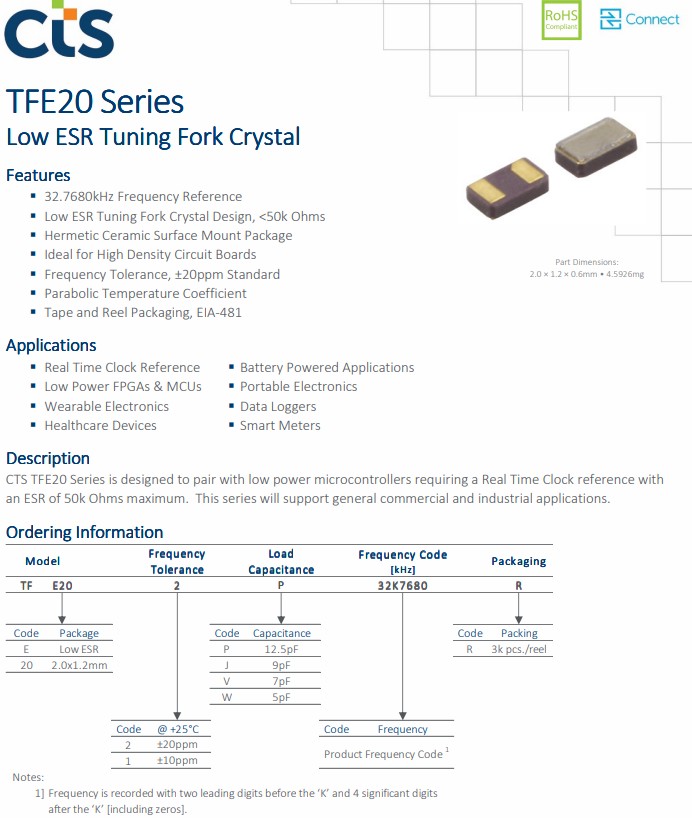 Wi2Wi宣布推出WC7220B0最佳低功耗藍牙模塊晶振